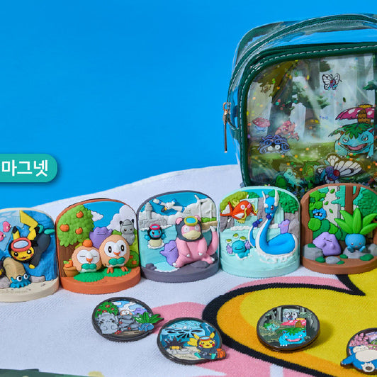 [BUNJANG] Pokemon Jeju Edition Random Magnet Bundle Set / 포켓몬 제주 에디션 랜덤 마그넷 일괄판매
