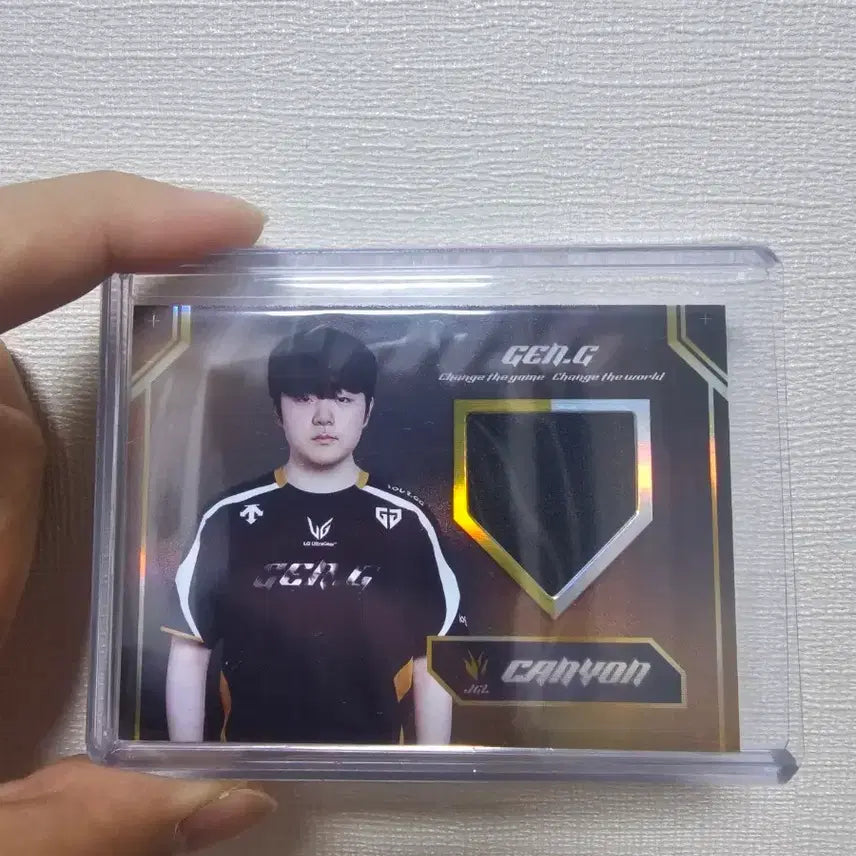 [BUNJANG] Gen.G Canyon Game-Worn Jersey Card / 캐니언 실착 유니폼 조각 카드