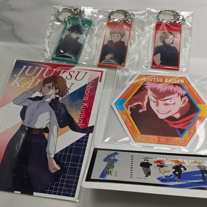 [BUNJANG] Jujutsu Kaisen Fanfare Lottery Acrylic Keychain Bundle / 주술회전 판파레 쿠지 아크릴 키링 유메노 이타도리 유지 메구미 노바라