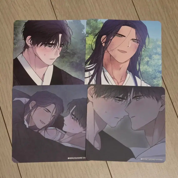 [BUNJANG] Saebyeok, Gureum, Gang (SaeGuGang) Coaster Set / (원가 이하) 새벽, 구름, 강 (새구강) 코스터 4종 일괄