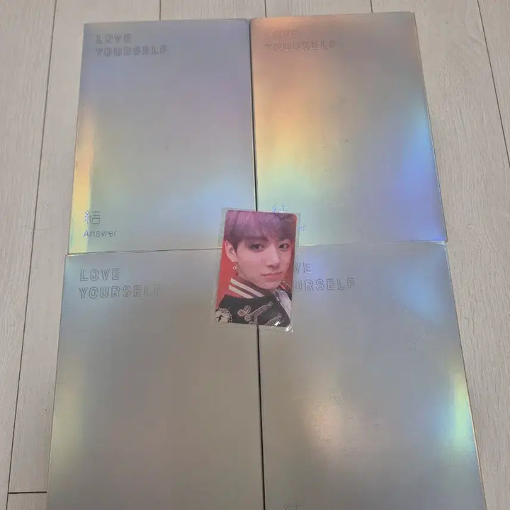 [BUNJANG] BTS Love Yourself Answer Album Jungkook Photocard Bundle Set / 방탄 럽유셀 엔써 앨범 정국 포카 일괄판매