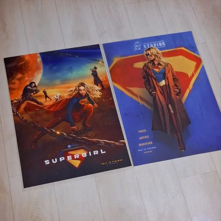 [BUNJANG] Supergirl 2-Poster Bundle Set / (2종일괄) 슈퍼걸 포스터 2종 일괄판매