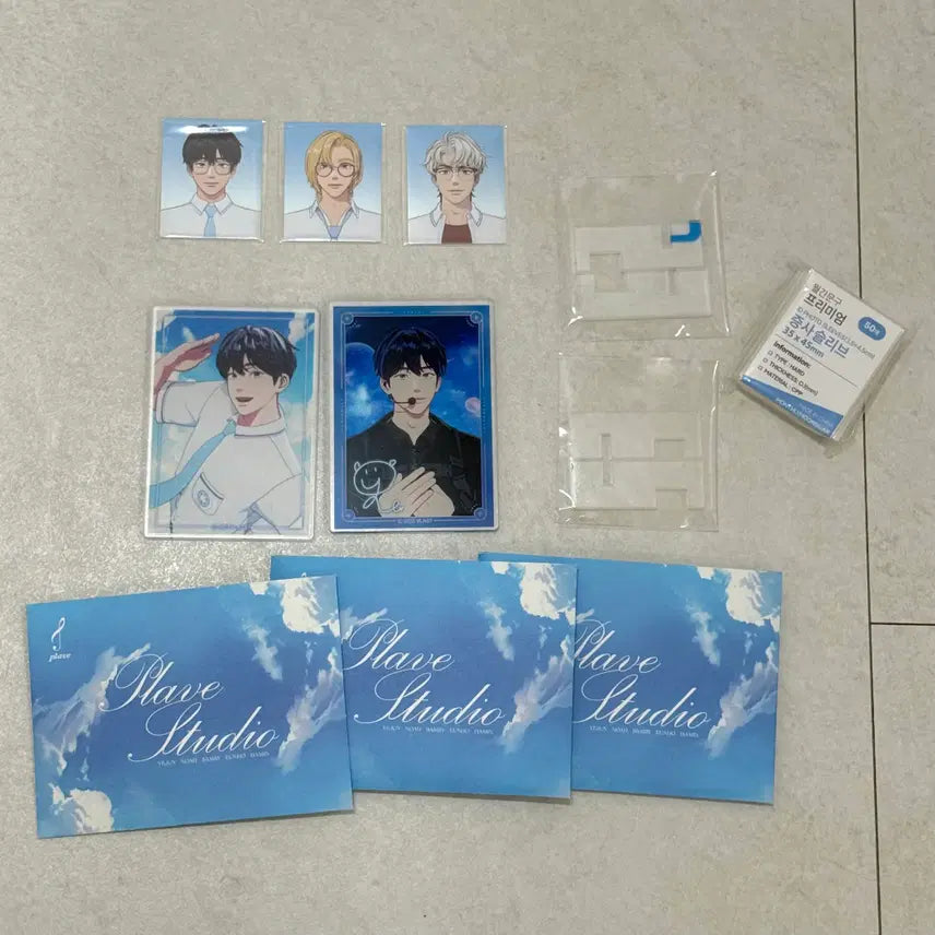[BUNJANG] PLAVE Animate Clear Photo Set &amp; Acrylic Card Bundle (Yejun, Noah, Eunho) / 플레이브 애니플러스 증사세트, 아크릴카드 일괄 예준 노아 은호