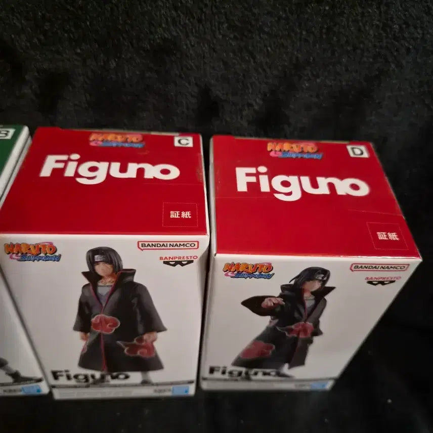 [BUNJANG] Naruto Kakashi/Itachi 4-Piece Figure Set / 나루토 피규어 카카시/이타치 4종 세트