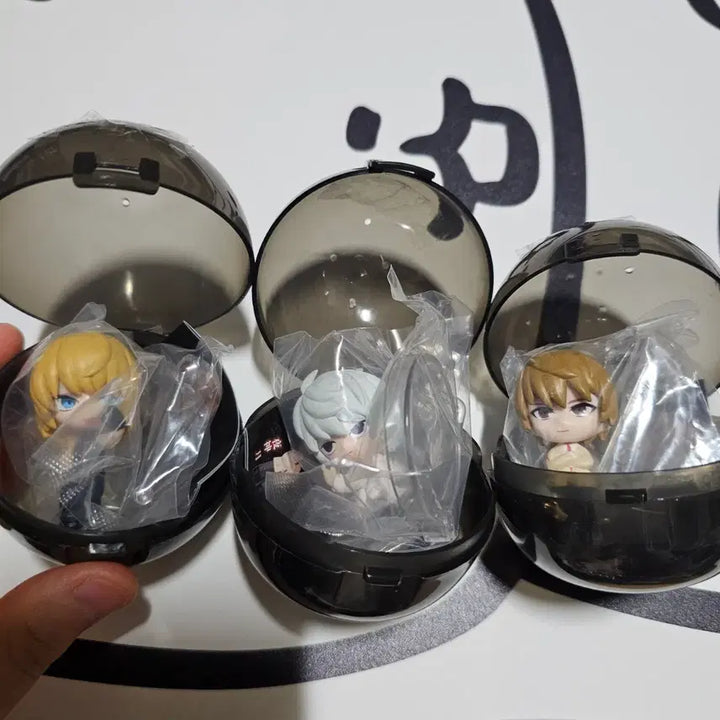 [BUNJANG] Death Note Collection N.Y.A.R. Light Mello Figures Bundle Set / 데스노트 컬렉션 리치 피규어 가챠 니아 라이토 멜로 일괄 판매