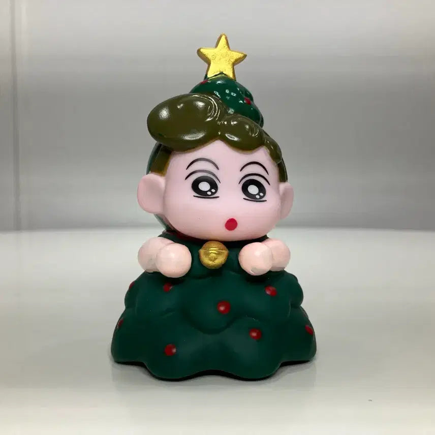 [BUNJANG] Christmas Tree Jjang-a Figure / 짱구 크리스마스 트리 짱아 피규어