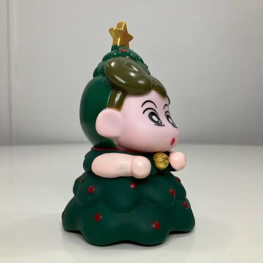 [BUNJANG] Christmas Tree Jjang-a Figure / 짱구 크리스마스 트리 짱아 피규어