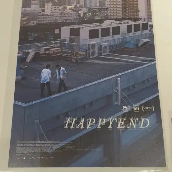 [BUNJANG] Happy Ending Poster (Rooftop + Hug) 2 Types Bundle Set / 해피엔드포스터 (옥상+포옹) 2종 일괄