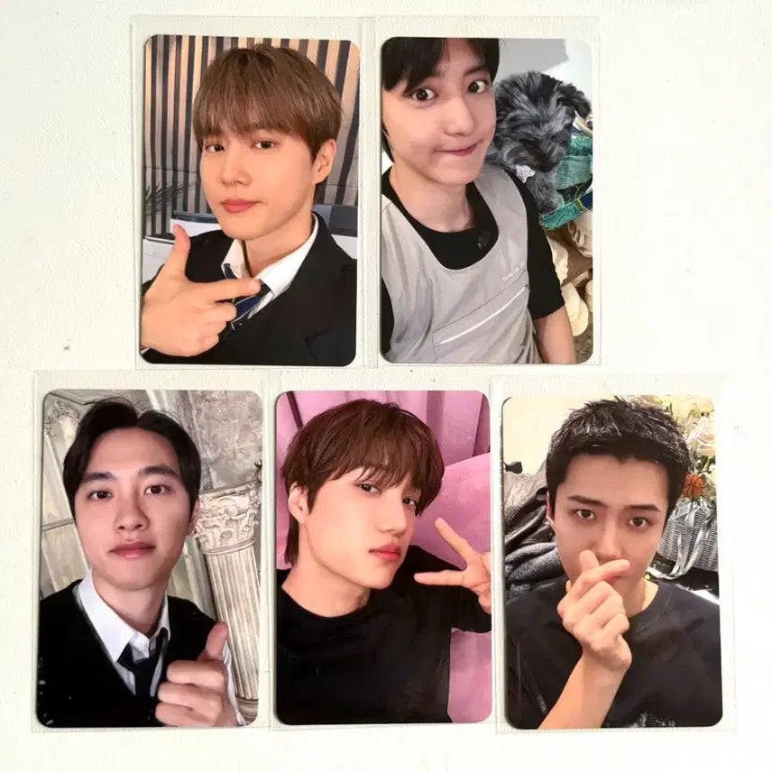 [BUNJANG] EXO Photocard Set (Photostudio Event) Lucky Draw / 엑소 포토이벤트 미공포 포카 세트 메이크스타