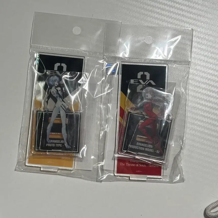 [BUNJANG] Evangelion Asuka &amp; Rei VR Acrylic Stand / 에반게리온 vr 아크릴 아스카 레이