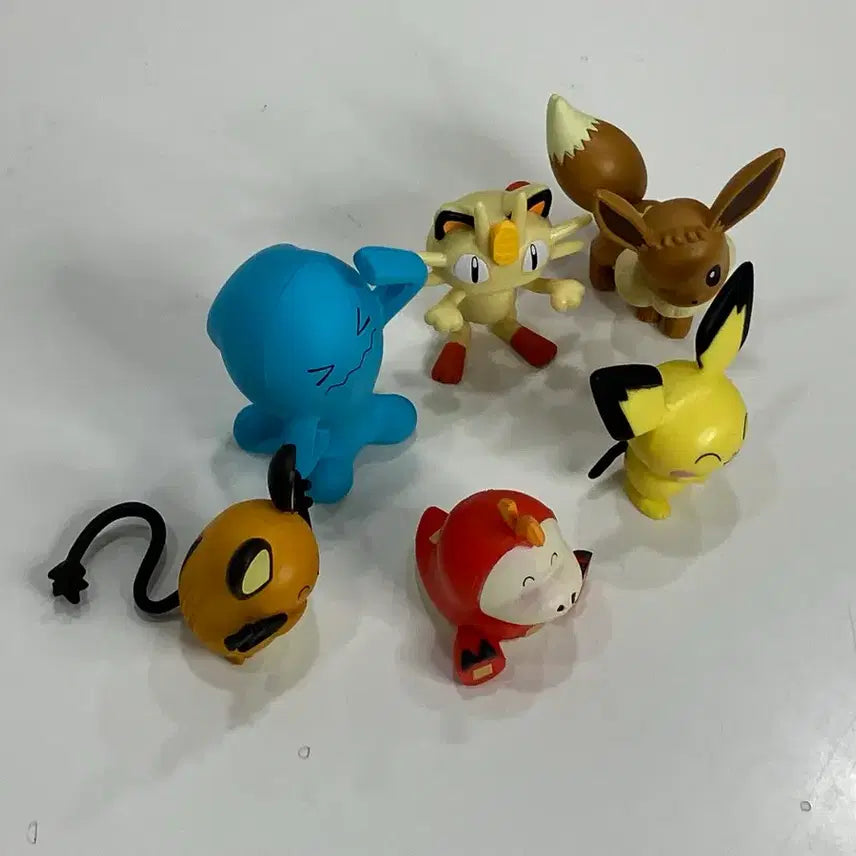 [BUNJANG] Pokemon Mini Figure Gacha Set / 포켓몬스터 미니 피규어 가챠 6종 일괄