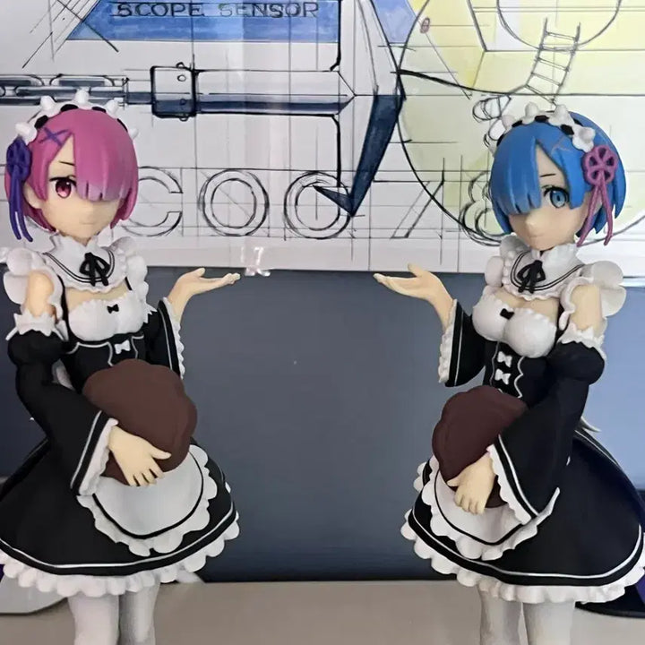 [BUNJANG] Re:Zero Rem &amp; Ram Figure Set / [마지막 가격내림] 급처 리제로 렘 람 피규어