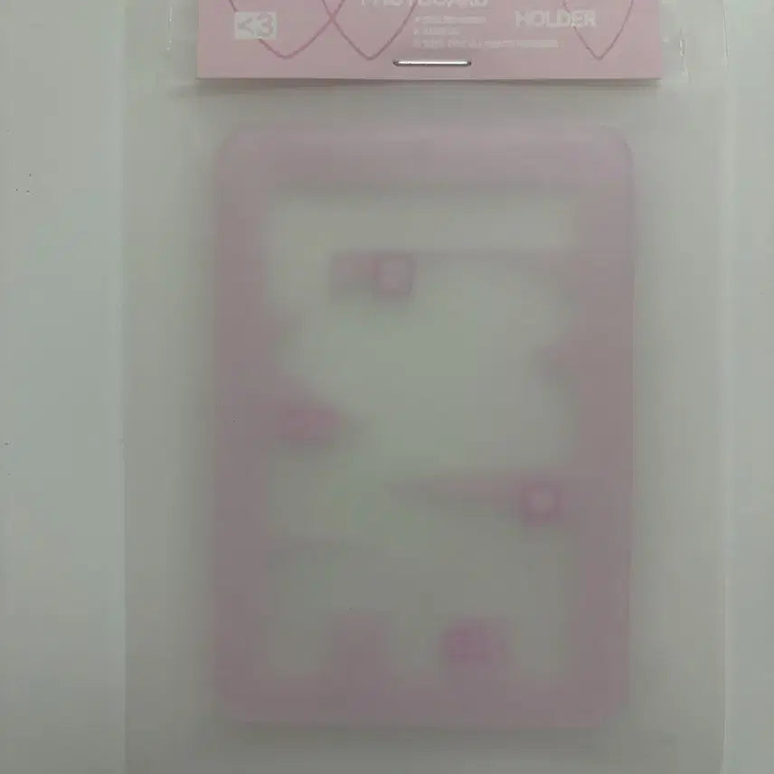 [BUNJANG] TWICE LOVE Photocards Holder Pink White / TWO LOVE 러브 포카홀더 러브홀더 핑크화이트