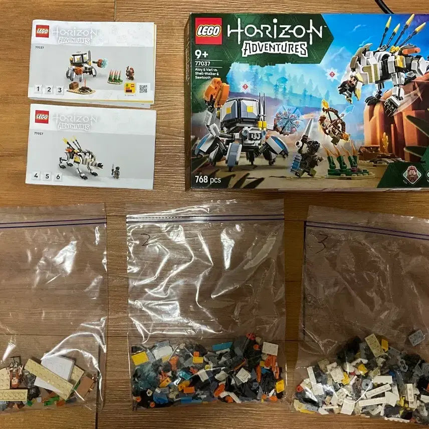 [BUNJANG] LEGO Horizon Adventures 77037 - Aloy &amp; Bar vs. Shellwalker &amp; Sawtooth / 레고 호라이즌 어드벤처 77037 - 에일로이&amp;바를 vs. 셸 워커&amp;쏘우