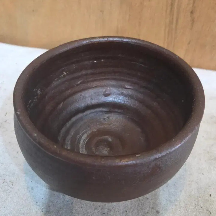 [BUNJANG] Antique Onggi Serving Bowl and Tea Bowl Set / 옛날 옹기 퇴수기와 다완 2점