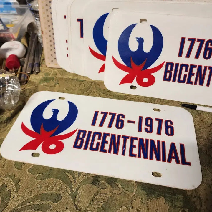 [BUNJANG] 1976 USA Bicentennial Commemorative Resin Plaque / USA 1976년 미독립 200주년 기념 수지(딱딱한 프라스틱 계통)