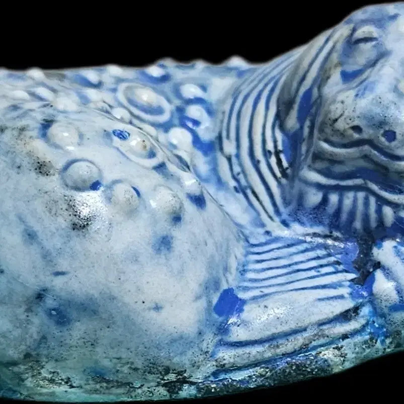 [BUNJANG] Blue and White Celadon Elephant Inkstone / 청채해태연적