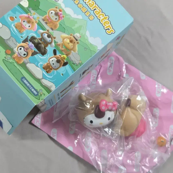 [BUNJANG] Sanrio Relaxed Capybara Kitty Figure / 산리오 느긋한 카피바라 키티