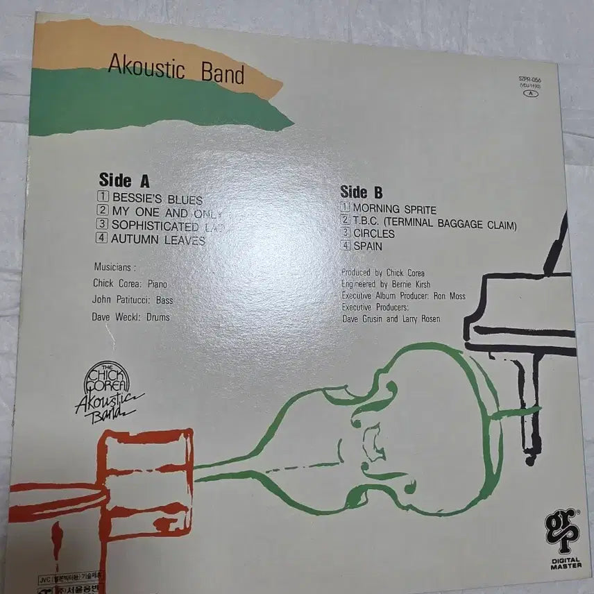 [BUNJANG] Chick Korea Akoustic Band LP Vinyl / 칙 코리아 LP Akoustic Band