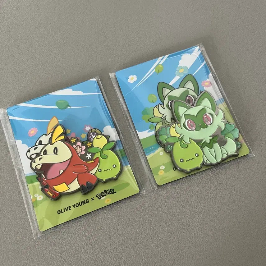 [BUNJANG] Olive Young Pokémon Double Magnet Scorch bunny &amp; Nyaoha / 올리브영 포켓몬스터 더블 마그넷 뜨아거&amp;냐오하