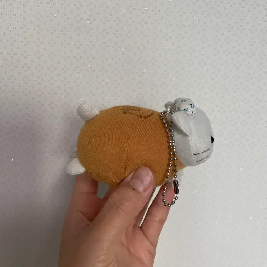 [BUNJANG] San-X Nyan Nyan Nyan Ko Onsen Manju Keyring Plush / 산엑스 냥냥냥코 온천만쥬 키링 인형