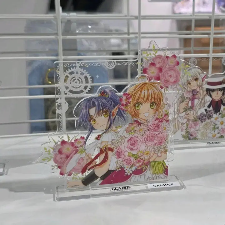 [BUNJANG] CLAMP Exhibition Sakura Asura Acrylic Stand (Sealed) / 클램프 전시 아크릴 스탠드 사쿠라 아수라 미개봉 새상품
