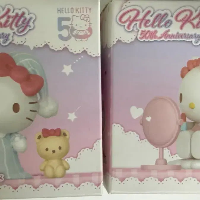 [BUNJANG] Pop Mart Hello Kitty 50th Anniversary "Daily Life" &amp; "Perfect Date" Figure Bundle Set / 일괄) 팝마트 헬로키티 50주년 일상생활 피규어 메이크업