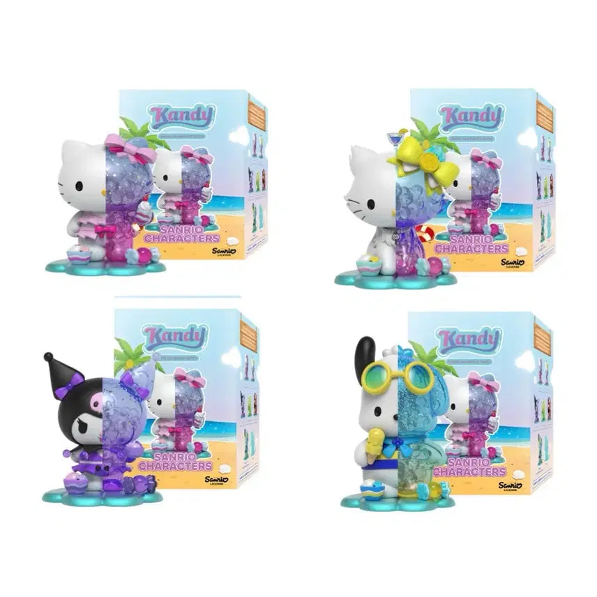 [BUNJANG] Kinky Robot Candy Sanrio Random Figure Sea Breeze Series / 킨키로봇 캔디 산리오 랜덤 피규어 Sea Breeze 4종
