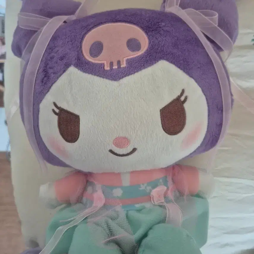 [BUNJANG] Kuromi "Seonnyeo" Version Plush Doll / 쿠로미 선녀 인형