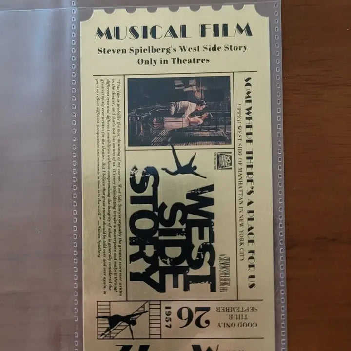 [BUNJANG] West Side Story Original Ticket / 웨스트 사이드 스토리 오리지널 티켓