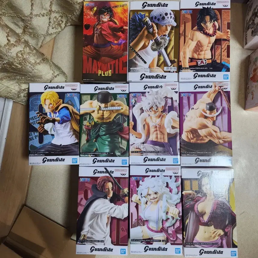 [BUNJANG] One Piece Grandista &amp; Maxiatic Figure Bundle / 원피스 그란디스타 피규어 일괄(+맥시매틱)