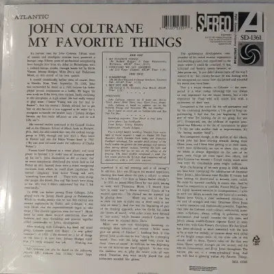 [BUNJANG] John Coltrane My Favorite Things Reissue LP / [리이슈엘피] John Coltrane  My Favorite Thin