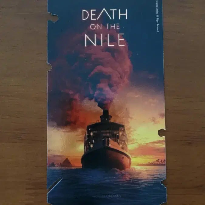 [BUNJANG] Death on the Nile Original Ticket / 나일강의 죽음 오리지널 티켓