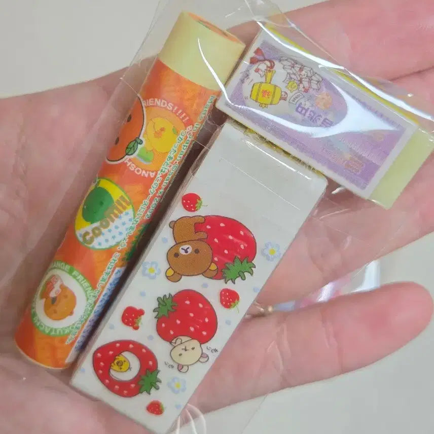 [BUNJANG] Heisei Rilakkuma Hamster Eraser Bundle Set / 일괄)헤세이 햄짱 리락쿠마 햄스터 지우개 헤이세이 지우개 고전지우개