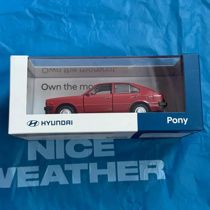 [BUNJANG] Pony Minicar Red / (정가이하) 1:38 포니 미니카 레드
