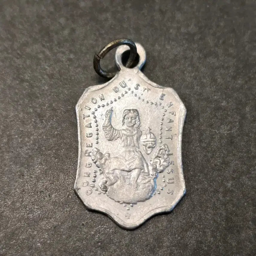 [BUNJANG] French Vintage Guardian Angel Pendant / 프랑스 빈티지 수호천사 팬던트