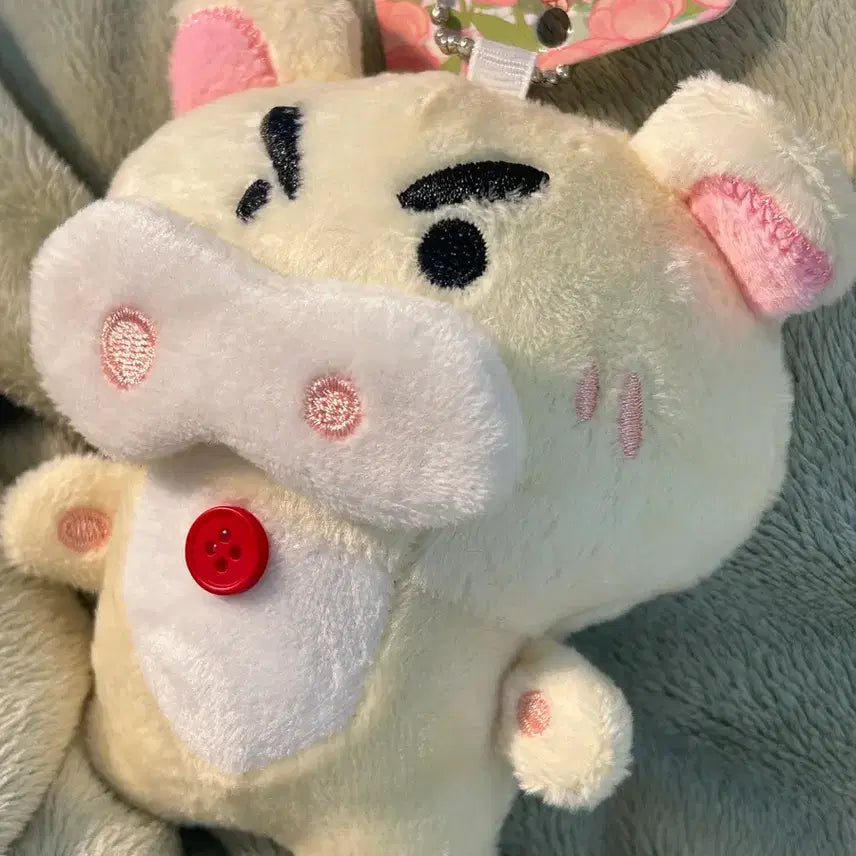 [BUNJANG] Crayon Shin-chan Buririmon &amp; Rilakkuma Costume Keychain (New) / 택0,새상품) 짱구 부리부리몬 리락쿠마 코스튬 인형 키링