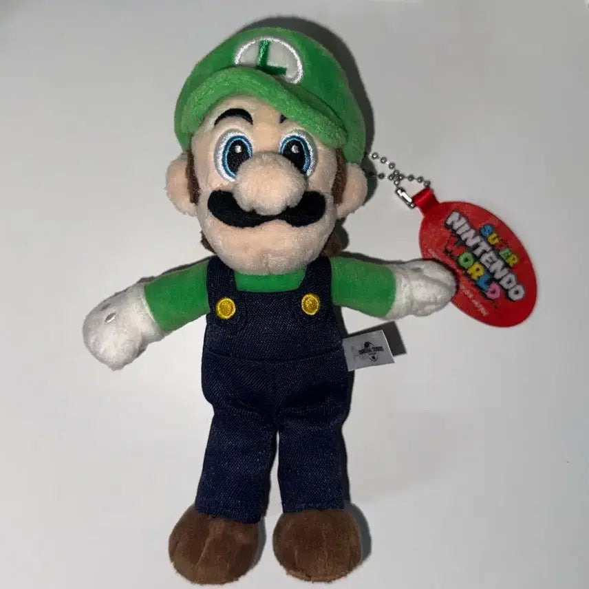 [BUNJANG] Universal Studios Japan Mario World Luigi Plush Keychain / usj 유니버셜스튜디오재팬 마리오월드 한정 루이지 인형 키링