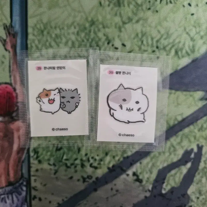 [BUNJANG] Jjonnyami Sticker Collection / 쫀냐미 띠부씰 판매...6번,12번,18번,25번,30번