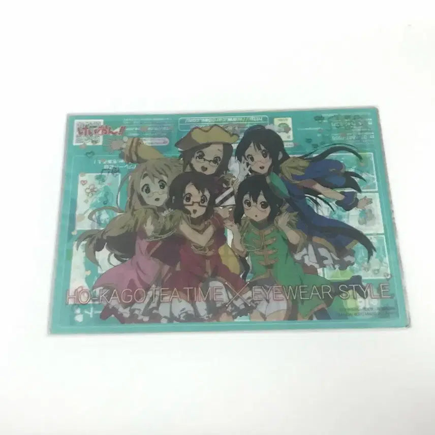 [BUNJANG] K-ON! Clear Poster Card Group Set / 케이온 클리어 포스터 카드 카드다스 단체