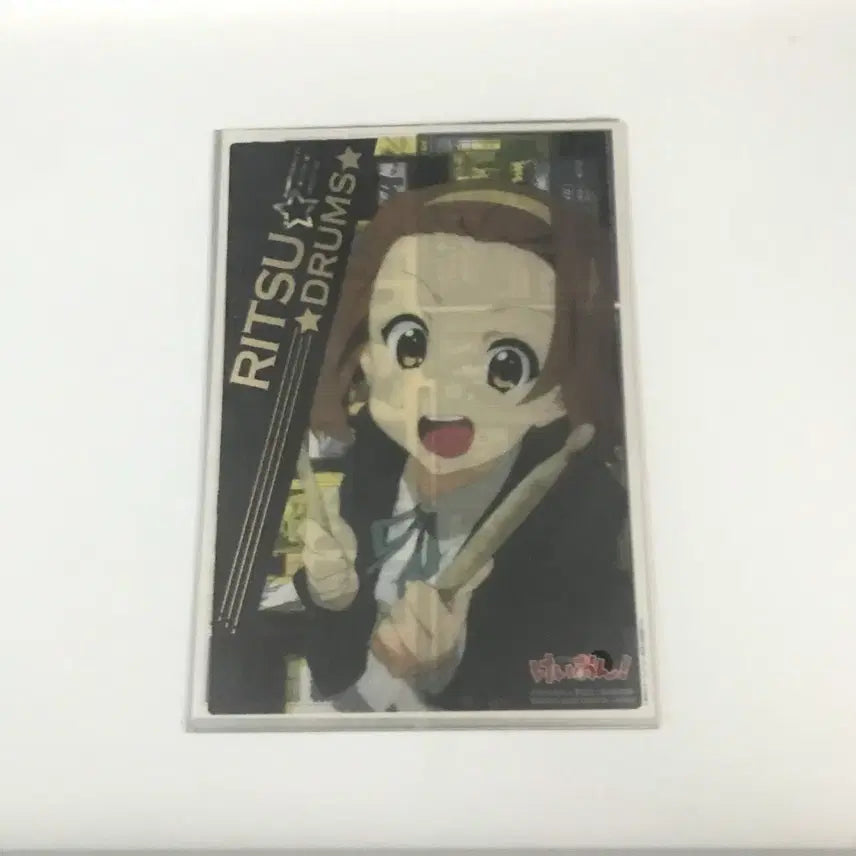 [BUNJANG] K-ON! Ritsu Tainaka Clear Poster Card Carddas / 케이온 클리어 포스터 카드 카드다스 리츠