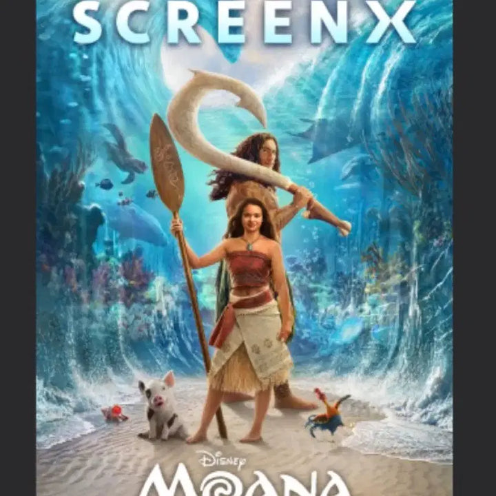 [BUNJANG] Moana ScreenX Poster / [모아나] 스크린엑스 포스터