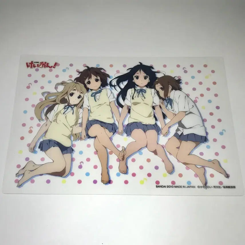 [BUNJANG] K-ON! Clear Poster Card Collection Group / 케이온 클리어 포스터 카드 카드다스 단체