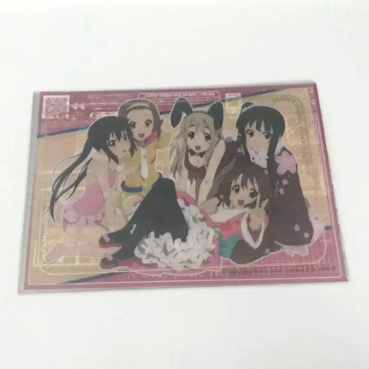 [BUNJANG] K-ON! Clear Poster Card Carddas Group Set / 케이온 클리어 포스터 카드 카드다스 단체