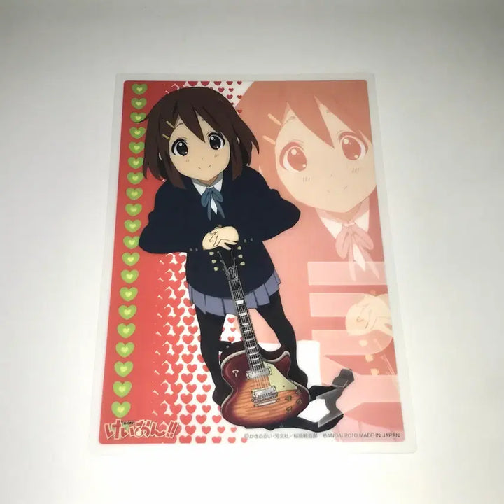 [BUNJANG] K-ON! Yui Hirasawa Clear Poster Card Carddas / 케이온 클리어 포스터 카드 카드다스 유이
