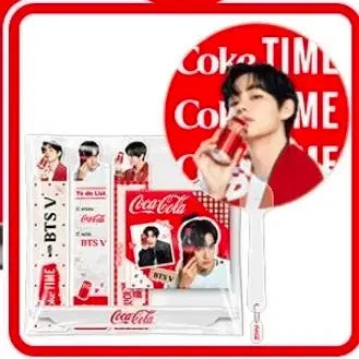 [BUNJANG] Coca-Cola V BTS Stationery &amp; Fan / 코카콜라 뷔 문구&amp;부채