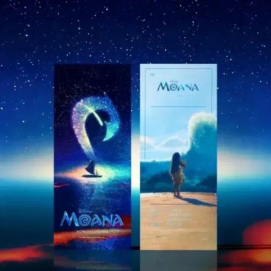 [BUNJANG] Moana Live-Action Ticket Special Set / 모아나 실사화 ttt 티켓 특전