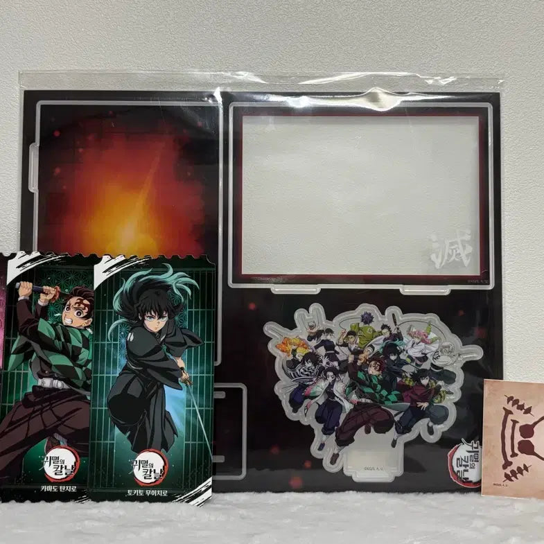 [BUNJANG] Demon Slayer Mugen Train Acrylic Diorama SMG Pop-up / 귀멸의칼날 무한성 아크릴 디오라마 + 특전 일괄 판매 smg 팝업 무이치로 탄지로 카나오