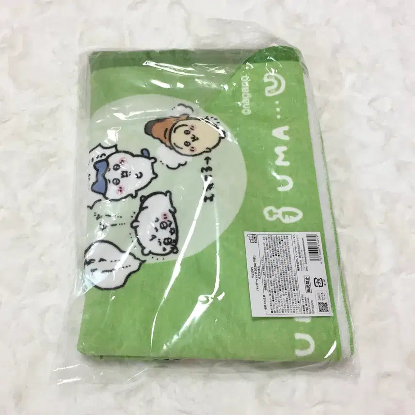 [BUNJANG] Chiikawa 2026 Happy Bag Mini Blanket Hachiware Usagi Plush / 치이카와 2026 해피백 말 담요 하치와레 우사기 인형