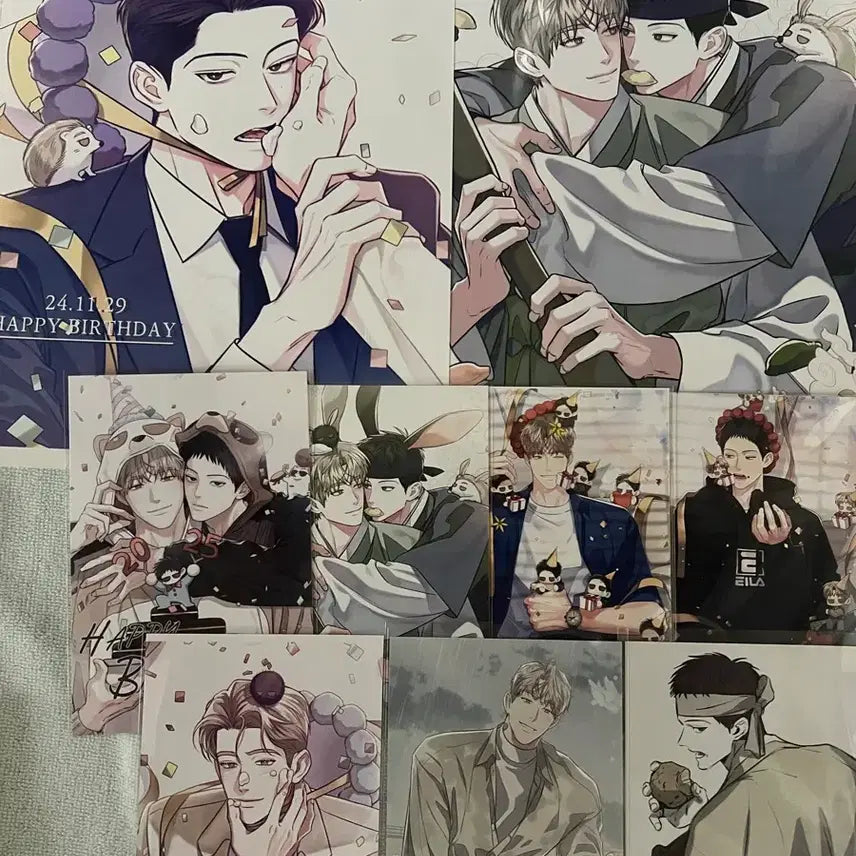 [BUNJANG] BL Gonggwasaneun Gugunhae Gongsa9 Mofun Coaster Photoprint Bundle Set / 1차 BL 공과 사는 구분해 공사구 모펀 굿즈 코스터 프박
